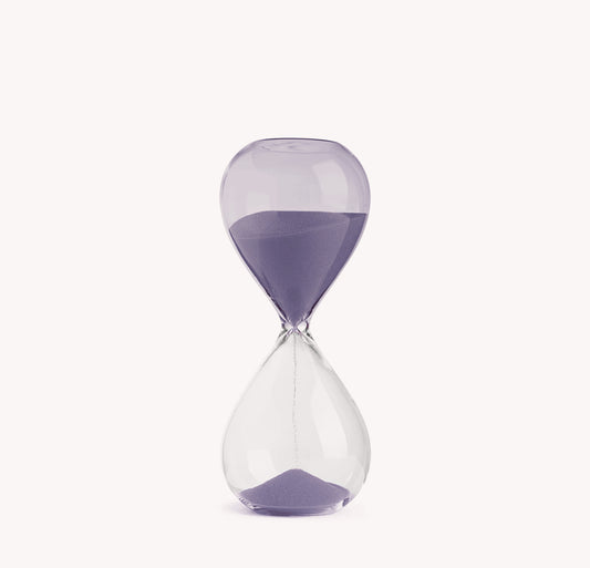 Desktop Mini Hourglass - 5 minutes - Violet