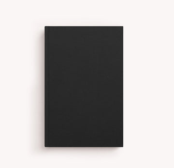 Essential Linen Notebook - Jet