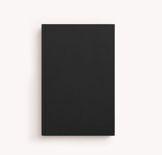 Essential Linen Notebook - Jet