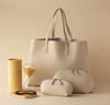 Vegan Leather Tote Bag