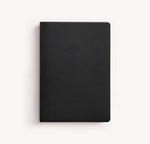 A5 Vegan Leather Notebook - Jet