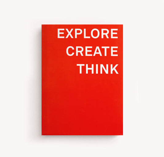 Explore - Create - Think Notebook - Soft Touch Cover - Poppy