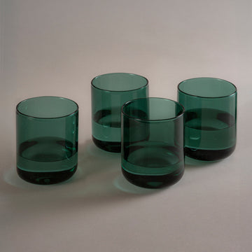 Glass Tumbler Set - Forest