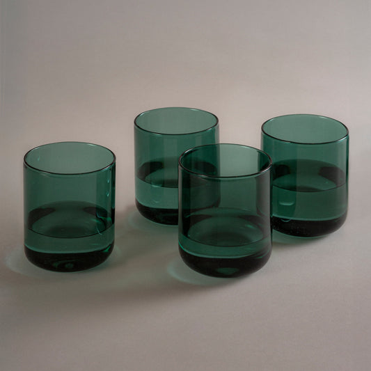 Glass Tumbler Set - Forest