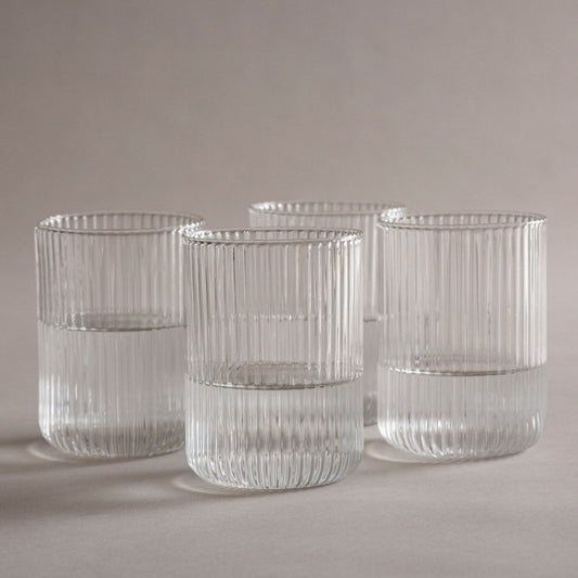 Glass Tumbler Set -Clear