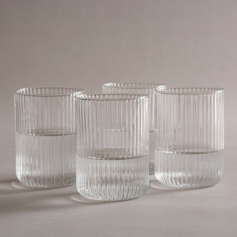 Glass Tumbler Set -Clear