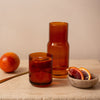 Tinted Glass Carafe - Amber