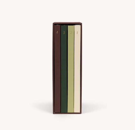 4 Pack Linen Notebook