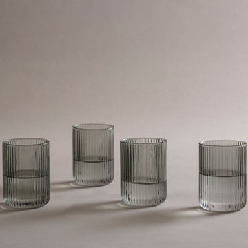 Glass Tumbler Set - Smoke