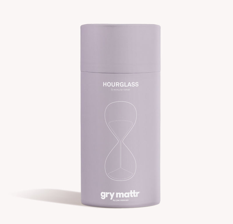 Desktop Mini Hourglass - 5 minutes - Violet