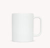 Ribbed Ceramic Mug - Cream - 2pk