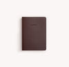 A6 Vegan Leather Notebook - Chocolate