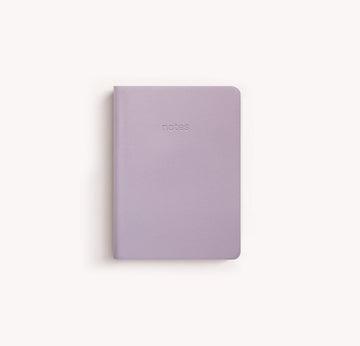 A6 Vegan Leather Notebook - Mauve