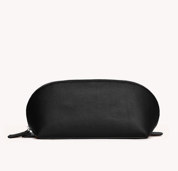 Vegan Leather Domed Pouch Small
