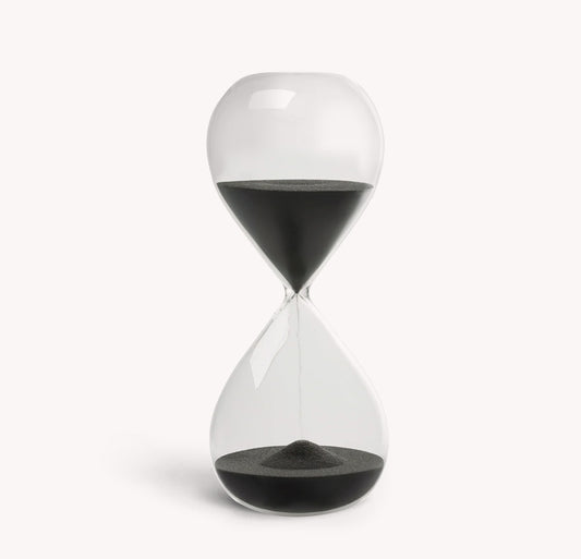 Desktop Hourglass - 30 minutes - Jet