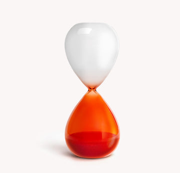 Desktop Mini Hourglass - 5 minutes - Poppy