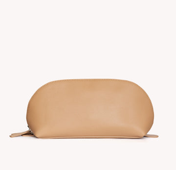 Vegan Leather Domed Pouch Small