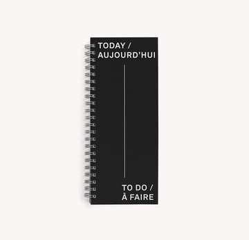 To Do Notebook - Black