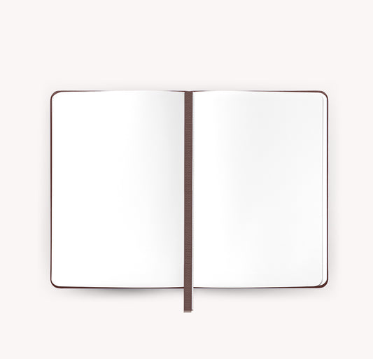 A6 Vegan Leather Notebook - Chocolate