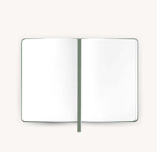 A6 Vegan Leather Notebook - Khaki