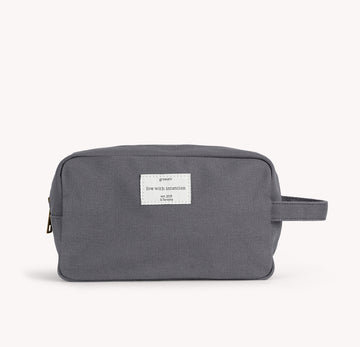 Everyday Canvas Pouch - Charcoal