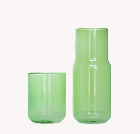 Tinted Glass Carafe - Ivy