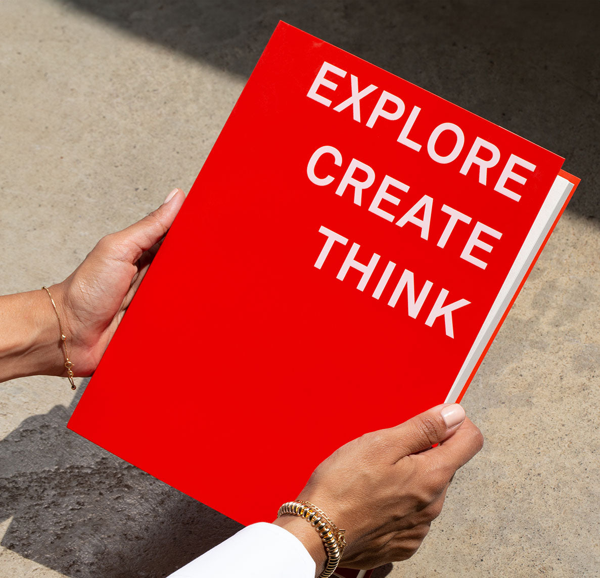 Creative Thinker Notebook A4 Quote Notebook - Poppy – Gry Mattr | USA